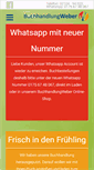 Mobile Screenshot of buchhandlung-weber.de